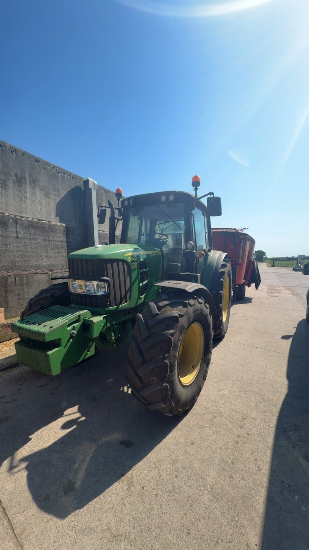 John Deere 6430 agricultural tractor